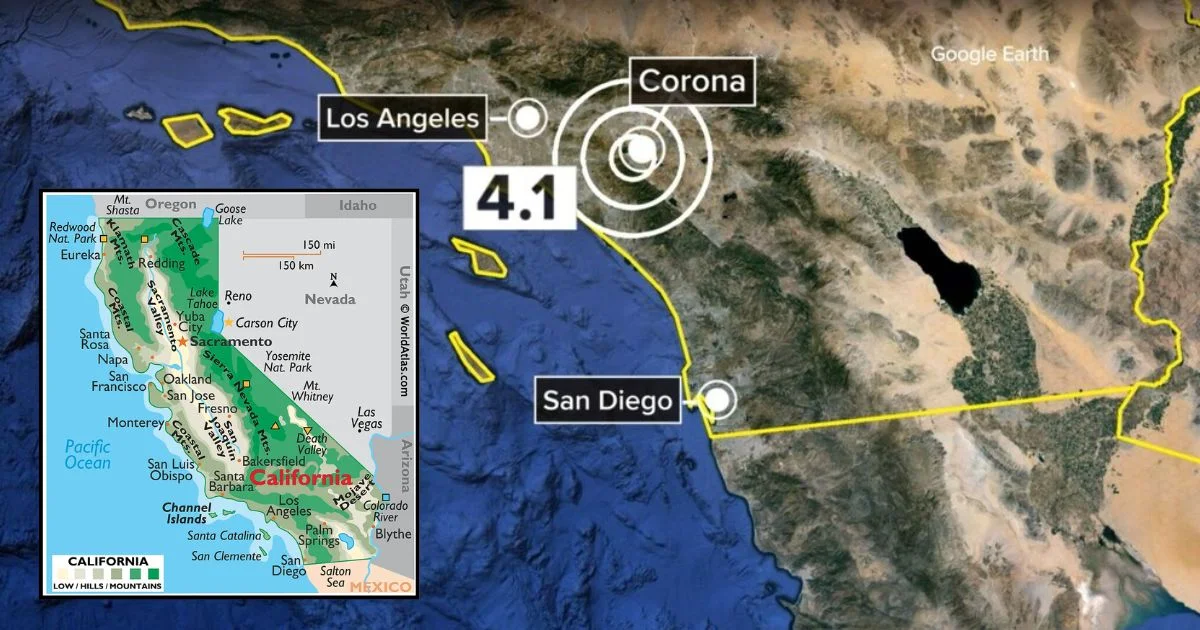 earthquake in california