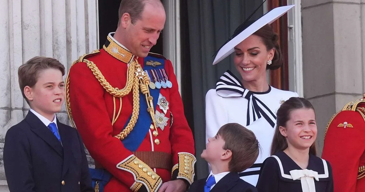 prince louis at trooping the colour 2024