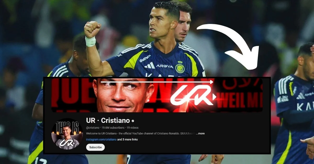 cristiano ronaldo official youtube channel name